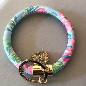 Lilly Pulitzer Round Key Chain